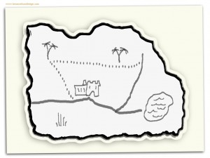 how to make a treasure map treasure hunt design