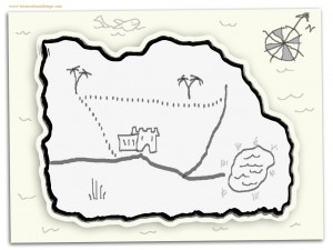 how to make a treasure map treasure hunt design