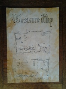 Treasure Hunt Map